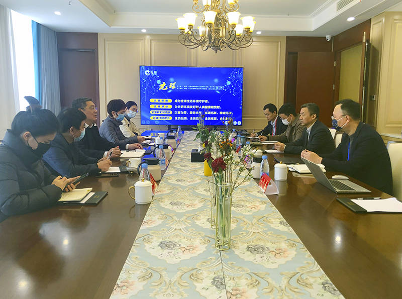  安徽省纺织行业协会到yL23411永利官网登录科技调研走访 